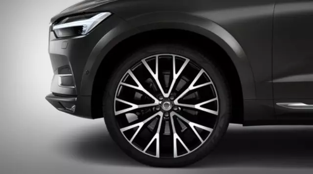 32281008 - Wheels: 22-Inch 10-Open Spoke Black Diamond Cut Alloy for Volvo: XC60 Image