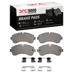 1551126801 - : DFC 5000 Advanced Pads - Semi-Metallic and Hardware Kit for DYNAMIC FRICTION Image