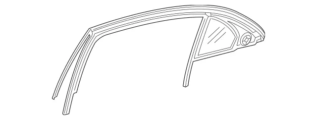 223-730-57-01 - Window Guide Rail 2021-2025 Mercedes-Benz