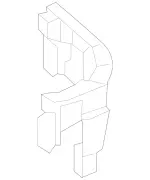 1728856400 - Attachment Parts: Basic Carrier, Bumper for Mercedes-Benz Image