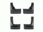 110154120154 - : Black MudFlap No-Drill DigitalFit® MudFlap Kit for WeatherTech Image