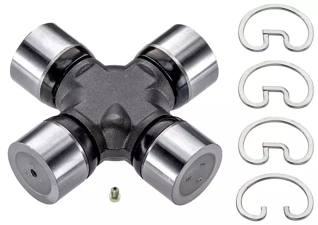 45U01012 - Driveline and Axles: Drive Shaft Universal Joint for Cadillac: Escalade, Escalade ESV | Chevrolet: Avalanche 2500, C3500, Express 2500, Express 3500, K3500 Pickup, P30, R3500, Silverado 1500, Silverado 2500, Silverado 2500 HD, Silverado 3500, Silverado 3500 Classic, Silverado 3500 HD, Suburban, Suburban 2500 | Dodge: B150, B1500, B250, B2500, B3500, D250, D350, Ram 1500, Ram 1500 Van, Ram 2500, Ram 2500 Van, Ram 3500, Ram 3500 Van, W250, W350 | Ford: E-350 Club Wagon, E-350 Super Duty, Excursion, F-150, F-250 Super Duty, F-350 Super Duty, Transit-150, Transit-250, Transit-350, Transit-350 HD | GMC: C3500 Pickup, K3500 Pickup, P3500, R3500 Pickup, Savana 2500, Savana 3500, Sierra 1500, Sierra 2500, Sierra 2500 HD, Sierra 3500, Sierra 3500 Classic, Sierra 3500 HD, Yukon XL, Yukon XL 2500 | INFINITI: QX56 | Jaguar: Vanden Plas, XJ6, XJS | Nissan: Armada, TITAN | Ram: 2500, 3500 Image