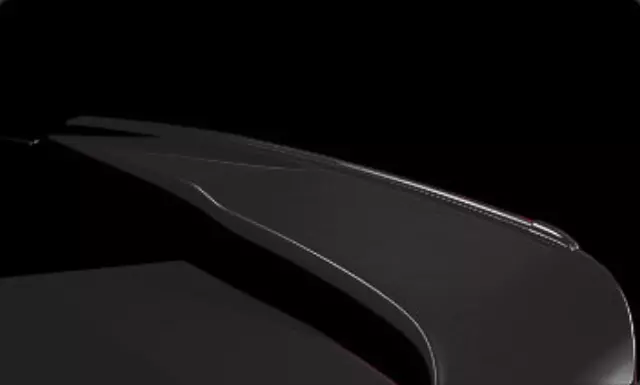 MZ575858EX - : Rear Spoiler Extension - Phantom Black for Mitsubishi: Lancer Image