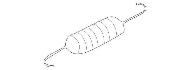 2029930610 - Steering: Cable Tension Spring for Mercedes-Benz Image