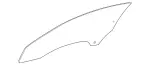 1907251400 - Front Doors: Side Window Pane for Mercedes-Benz Image