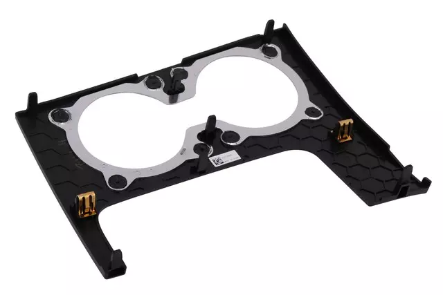 Black Carbon Metallic Front Floor Console Cup Holder Plate - GM (23212365)