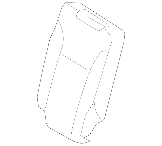 16493003879D52 - Body: Seat Back Cover for Mercedes-Benz Image