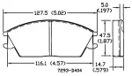 13050284 - : Disc Brake Pad Set for OmniParts Image