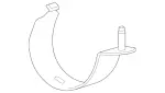 1121510045 - : Starter Bracket for Mercedes-Benz Image