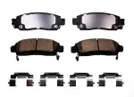 13050688 - : Disc Brake Pad Set for Buick: Enclave, Rainier | Cadillac: XTS | Chevrolet: SSR, Trailblazer, Trailblazer EXT, Traverse | GMC: Acadia, Acadia Limited, Envoy, Envoy XL, Envoy XUV | Isuzu: Ascender | Oldsmobile: Bravada | Saab: 9-7x | Saturn: Outlook Image