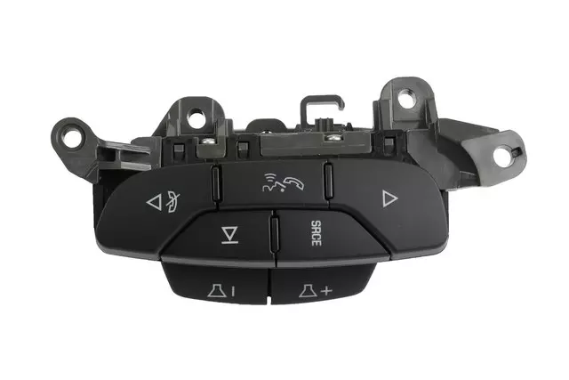 25851951 - Steering: Radio Control Switch for Buick: Enclave | Chevrolet: Avalanche, Express 1500, Express 2500, Express 3500, Impala, Impala Limited, Silverado 1500, Silverado 2500 HD, Silverado 3500 HD, Suburban 1500, Suburban 2500, Tahoe, Traverse | GMC: Savana 1500, Savana 2500, Savana 3500, Sierra 1500, Sierra 2500 HD, Sierra 3500 HD, Yukon, Yukon XL 1500, Yukon XL 2500 | Hummer: H2 Image