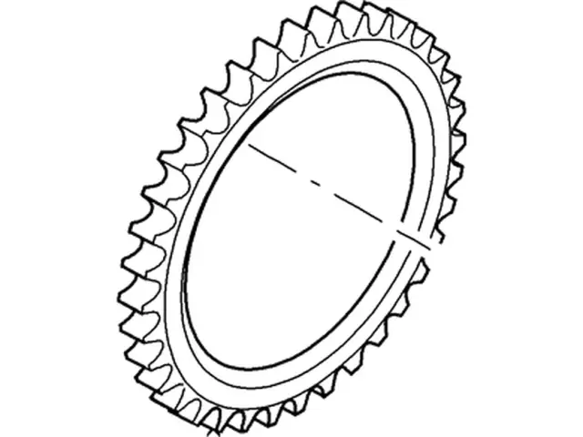 C5AZ6384D - Clutch: Ring Gear for Ford: Bronco, E-150 Econoline, E-150 Econoline Club Wagon, E-250 Econoline, E-250 Econoline Club Wagon, E-350 Econoline, E-350 Econoline Club Wagon, F-150, F-250, F-250 HD, F-350, Mustang, Thunderbird | Mercury: Cougar Image