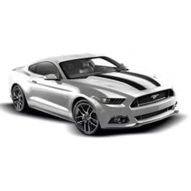 VFR3Z6320000E - : Graphics Kit - Custom Stripe Kit, Dual Hood Stripe, Matte Black for Ford: Mustang Image