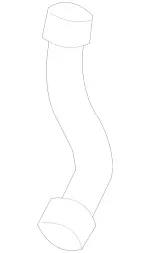 2114768926 - : Filler Hose for Mercedes-Benz Image