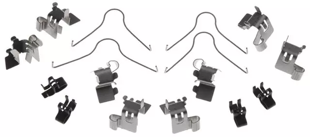 18K351X - Brake: Front Disc Brake Caliper Hardware Kit with Clips and Springs for Chevrolet: Nova | Toyota: Camry, Celica, Corolla, MR2, Paseo, Previa, Tercel Image