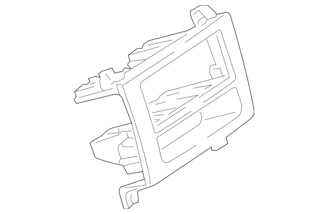 17168001789051 - Body: Radio Bezel for Mercedes-Benz Image