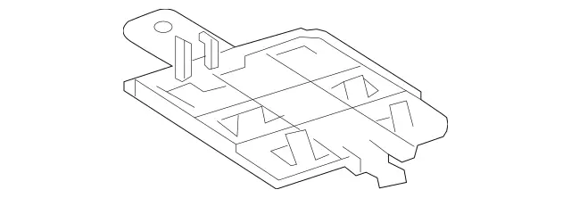 2518272314 - Electrical: Control Module Bracket for Mercedes-Benz Image