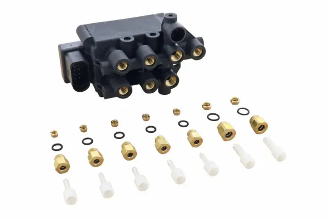 V45510001 - Suspension &amp; Steering: Valve, compressed-air system for VEMO Image