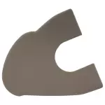 BB5Z7867460FD - Body: Latch Cover for Ford: Explorer, Police Interceptor Utility Image