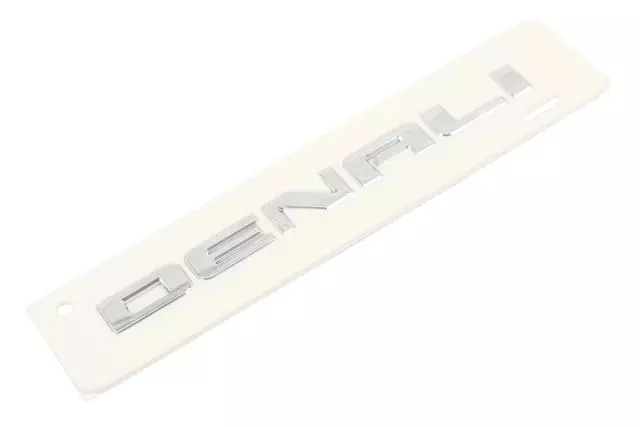 GMC Acadia 'Denali' Nameplate Emblem OEM NEW Genuine - GM (20930232)
