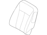 CT4Z7864417AA - Body: Seat Back Cover for Ford: Edge Image