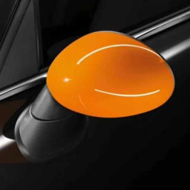 51162157403 - Exterior: Orange Mirror Cap - Non-Powerfold Left for Mini Image