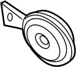 B562M5Y700 - : Horn Assembly - Electric Low for Infiniti Image