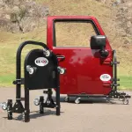 68717820AA - : Aluminum Folding Rolling Door Cart, two-door, Black, sold by EZ 4x4 for Affiliated Accessories Image