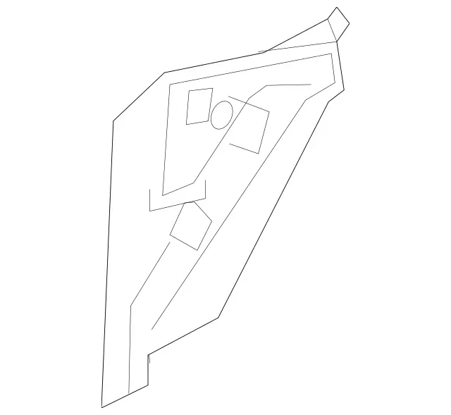 1667331008 - Rear Doors: Cover, Door Lock for Mercedes-Benz: GL350, GL450, GL550, GL63 AMG, GLS350d, GLS450, GLS550, GLS63 AMG Image image