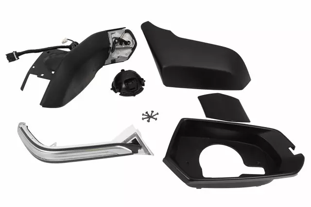 Passenger Side Door Mirror Kit with Cover, Bezel, and Bolts - GM (23240304)