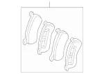 1634200420 - : Brake Pads for Mercedes-Benz Image