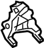 11911AR000 - : Compressor Bracket for INFINITI: FX45, M45, Q45 Image