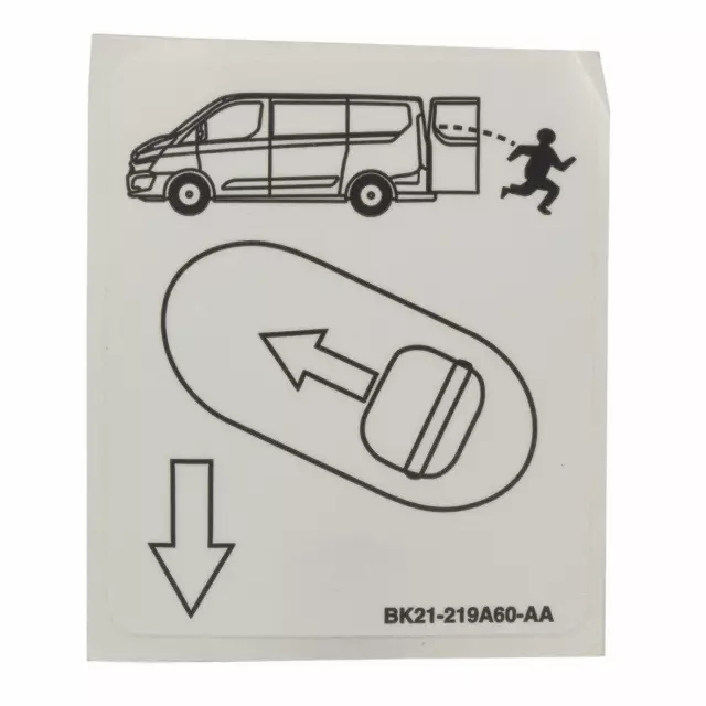 BK2Z99219A60A - Body: Label for Ford: E-Transit, Transit Connect, Transit-150, Transit-250, Transit-350, Transit-350 HD Image