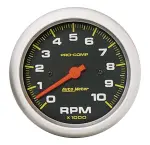 5161 - : GAUGE, TACHOMETER, 3 3/8", 10K RPM, IN-DASH, PRO-COMP for AutoMeter Image