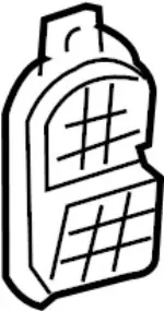 78856AG000 - Body: Air Vent for INFINITI: M45, Q45 Image