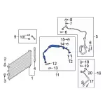 LX6Z19A834AF - : Liquid Line for Ford: Bronco Sport, Maverick Image