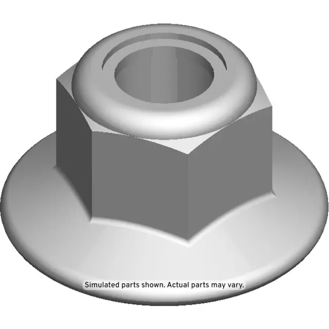 11588293 - Steering: Column Assembly Nut for Buick: Enclave, Envision, LaCrosse, Regal Sportback, Regal TourX | Cadillac: CT4, CT6, Escalade, Escalade ESV, ESCALADE IQ, LYRIQ, OPTIQ, SRX, XT4, XT5, XT6 | Chevrolet: Blazer, Blazer EV, Bolt EUV, Bolt EV, Caprice, Colorado, Equinox, Equinox EV, Malibu, Silverado 1500, Silverado 1500 LTD, Silverado 2500 HD, Silverado 3500 HD, Silverado EV, Sonic, SS, Suburban, Tahoe, Traverse, Traverse Limited | GMC: Acadia, Canyon, Hummer EV Pickup, Hummer EV SUV, Sierra 1500, Sierra 1500 Limited, Sierra 2500 HD, Sierra 3500 HD, Terrain, Yukon, Yukon XL Image image