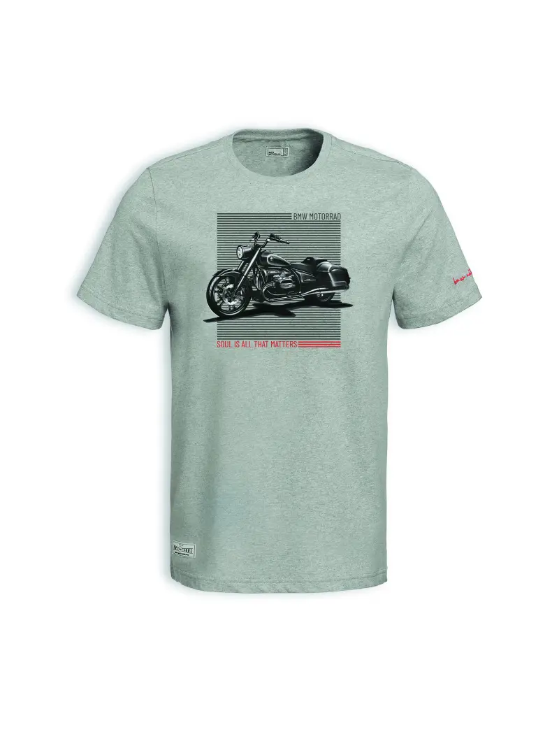 MENSTSHIRTROCTANEGREYMELANGE2025 - : Mens Roctaine T-Shirt for BMW-Motorrad Image