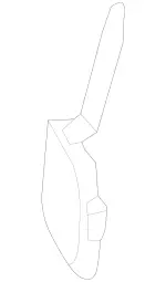 17288500239999 - Body: Tow Bracket Cover for Mercedes-Benz Image