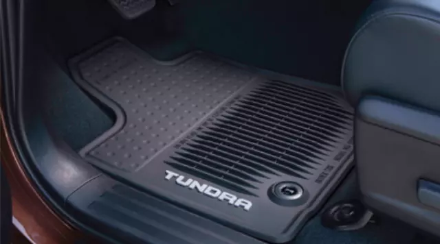 PT9083414320 - Interior: Floor Mats, All-Weather, Set Of Three, Black for Toyota: Tundra Image