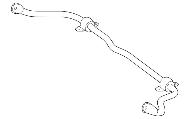 2473200711 - Suspension: Tubular Torsion Bar for Mercedes-Benz: GLA35 AMG, GLA45 AMG, GLB35 AMG Image image