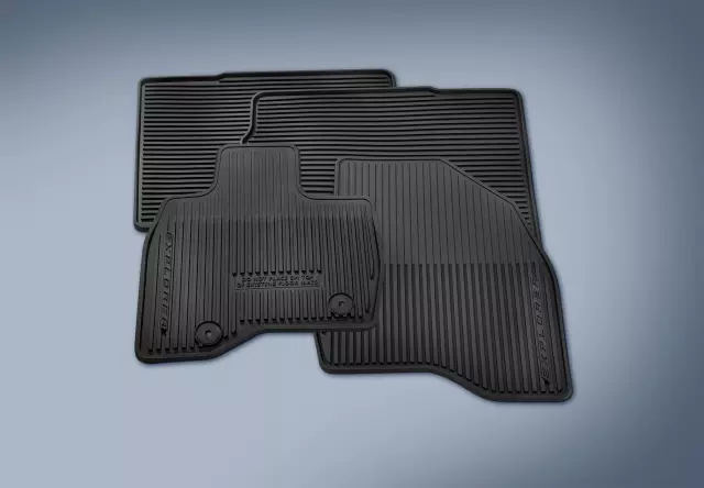 FB5Z7813300BA - Interior: Floor Mats, All Weather Set for Ford: Explorer Image