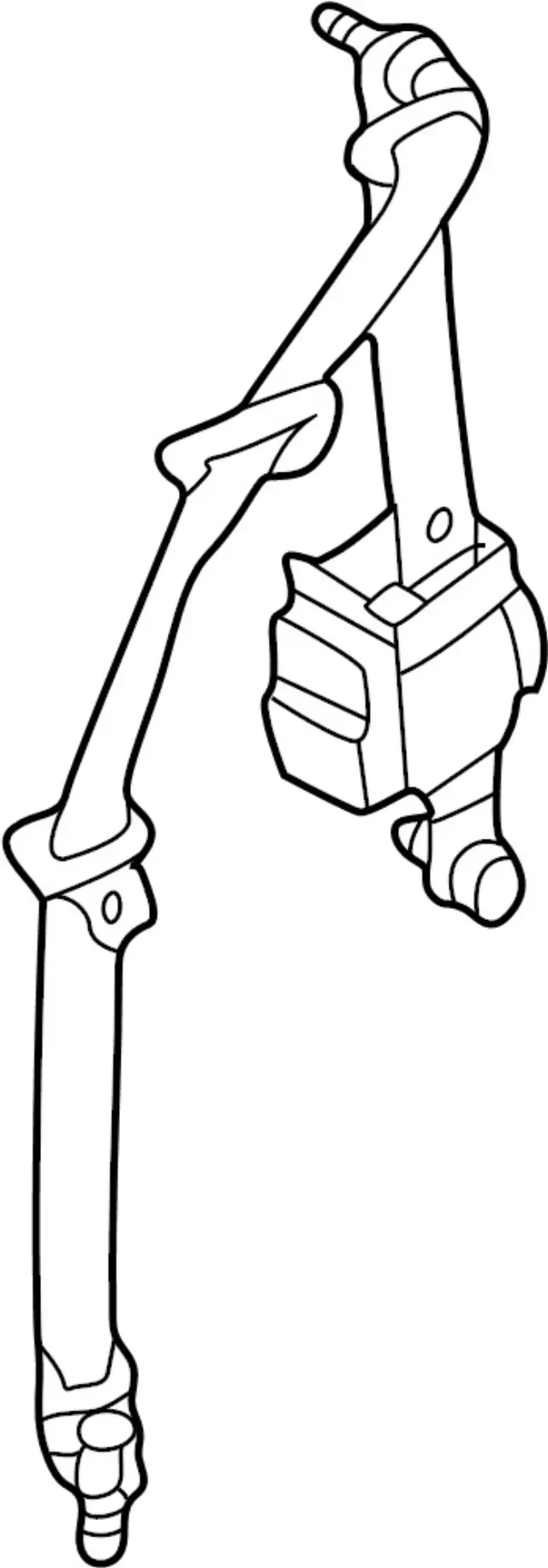 888445W500 - Electrical: Belt &amp; Retractor for INFINITI: QX4 Image