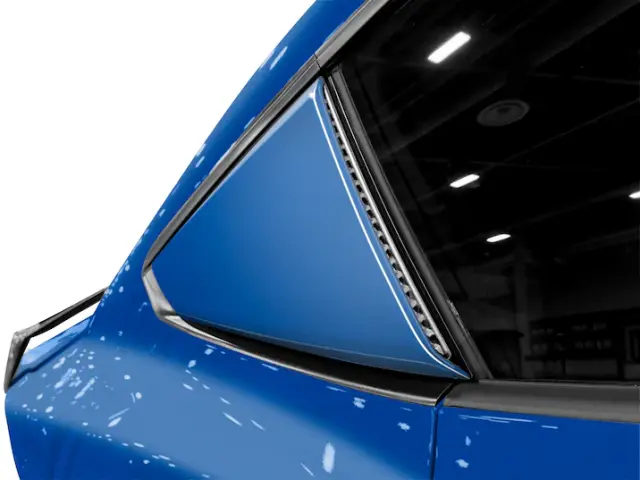 VPR3Z63280B10AD - Exterior: Quarter Window Scoop Kit - Atlas Blue - Coupe for Ford: Mustang Image