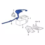 F87Z14300DA - Electrical: Cable Assembly for Ford: Ranger Image