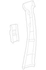 20269005258G20 - Body: Center Pillar Trim for Mercedes-Benz Image