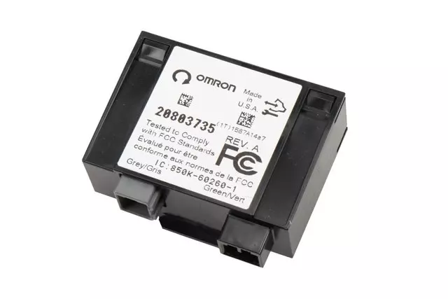 20803735 - Electrical, Lighting and Body: Remote Control Door Lock Receiver for Buick: Enclave, Lucerne | Cadillac: DTS, Escalade, Escalade ESV, Escalade EXT, SRX | Chevrolet: Avalanche, Caprice, Captiva Sport, Equinox, Express 1500, Express 2500, Express 3500, Impala, Impala Limited, Monte Carlo, Silverado 1500, Silverado 2500 HD, Silverado 3500 HD, Suburban 1500, Suburban 2500, Tahoe | GMC: Acadia, Savana 1500, Savana 2500, Savana 3500, Sierra 1500, Sierra 2500 HD, Sierra 3500 HD, Yukon, Yukon XL 1500, Yukon XL 2500 | Hummer: H2 | Pontiac: G8, Torrent | Saturn: Outlook, Vue | Suzuki: XL-7 Image