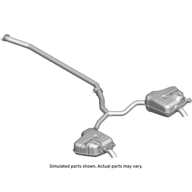 84925266 - : Exhaust Muffler with Exhaust Aftertreatment for GM Image