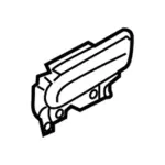 GL3Z1522600AB - Body: Handle, Inside for Ford: F-150 Image