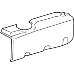 4L5Z9A032BA - Fuel System: Heat Shield for Ford: Ranger Image